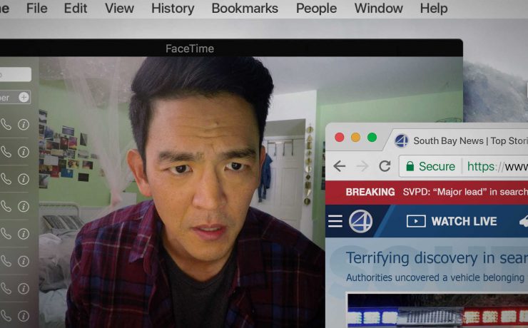 Searching, il film tutto girato come fosse il desktop di un computer