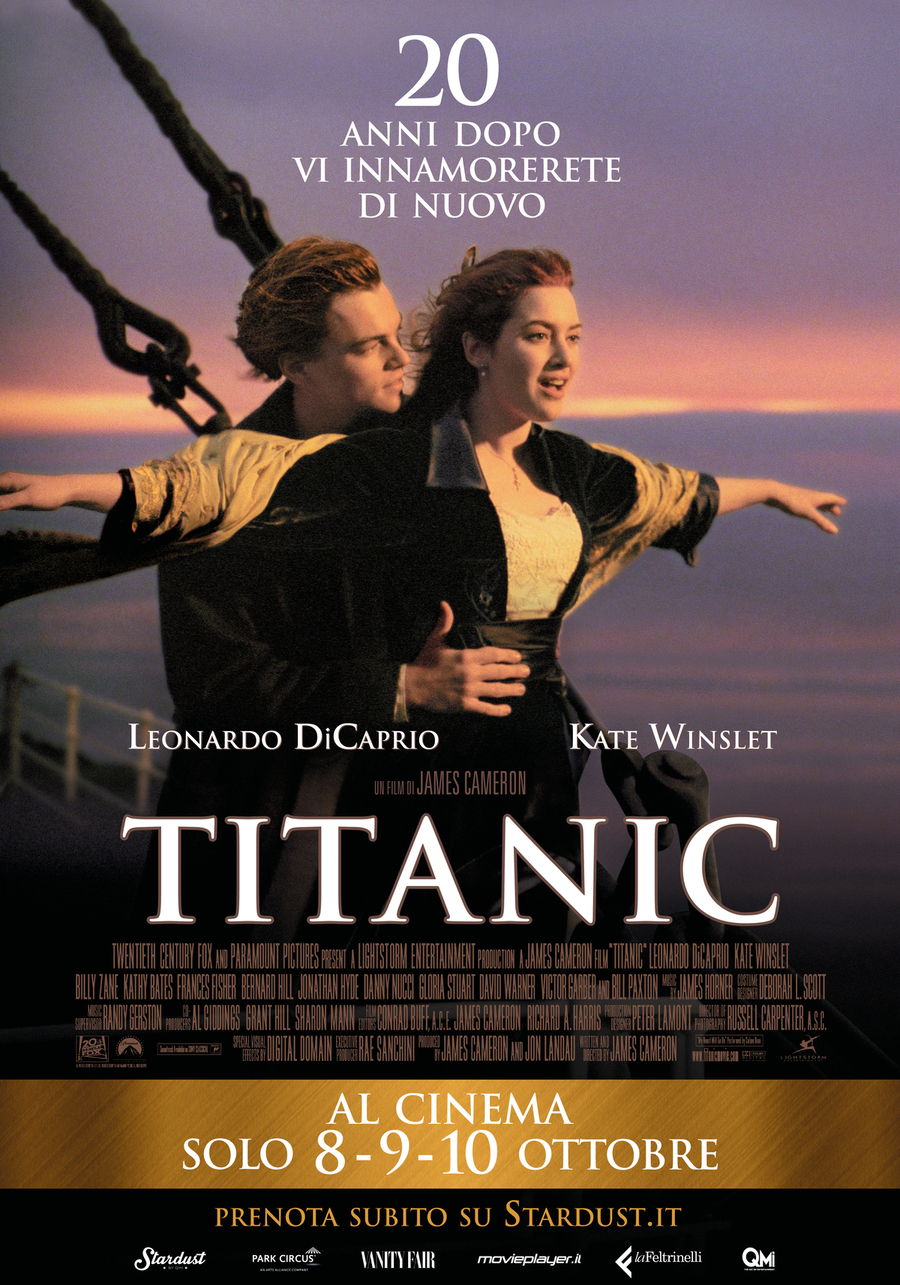 Titanic torna in sala: la locandina dell'evento