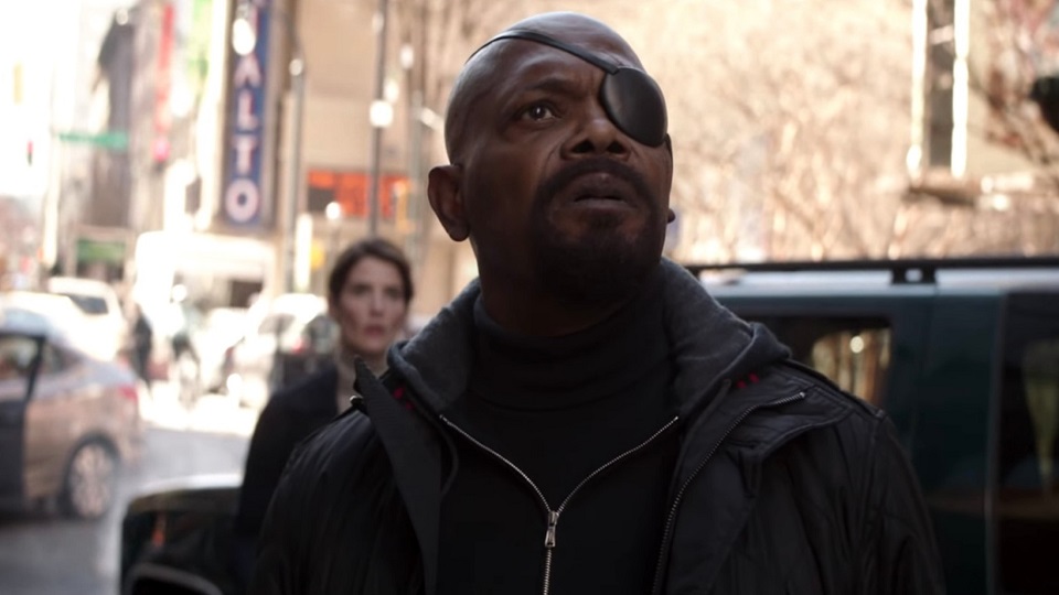 Nick Fury in Avengers: Infinity War