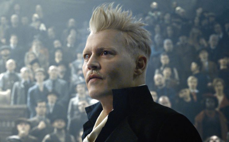 Johnny Depp in Animali fantastici: I Crimini di Grindelwald