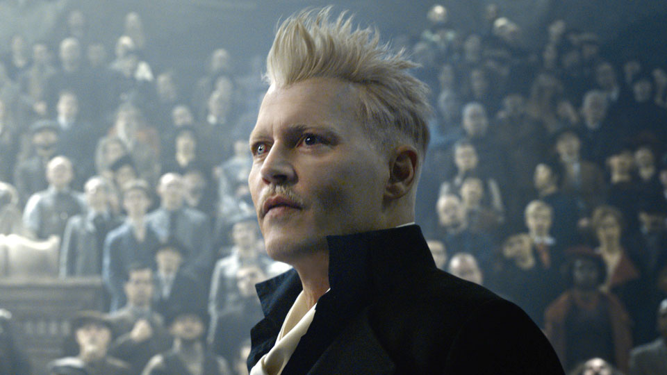 Johnny Depp in Animali fantastici: I Crimini di Grindelwald