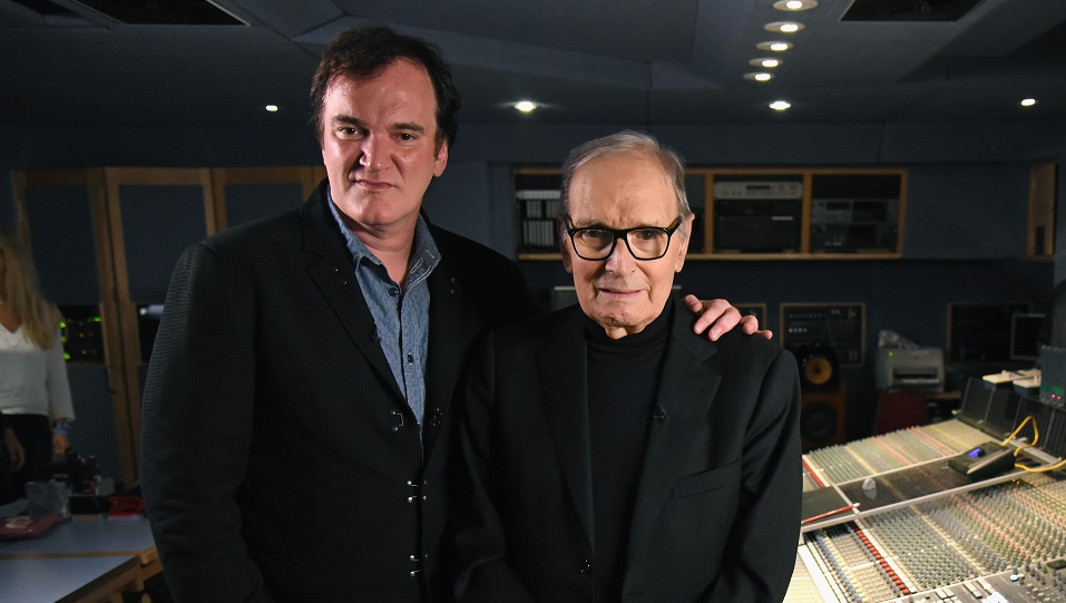 Quentin Tarantino ed Ennio Morricone