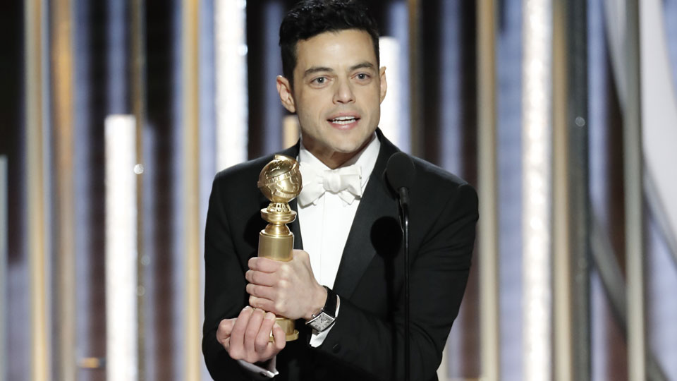 Rami Malek ai Golden Globes 2018