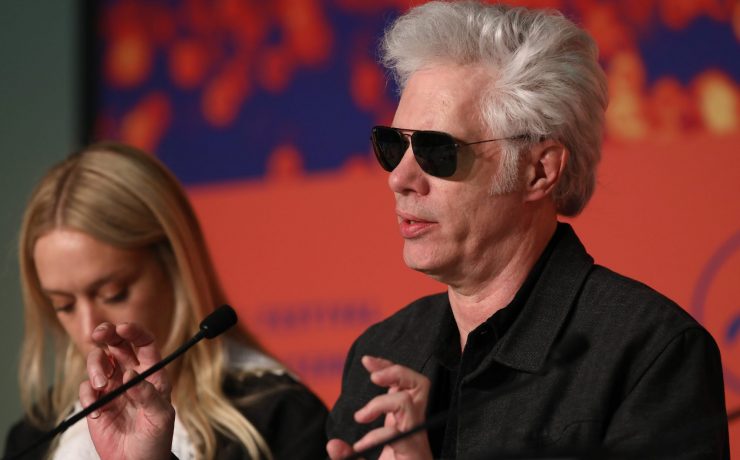 Jim Jarmusch e Chloe Sevigny in conferenza stampa de I morti non muoiono a Cannes 2019