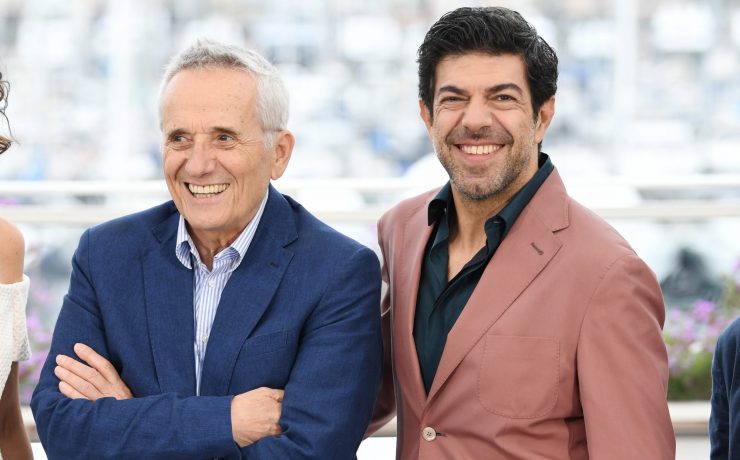 Marco Bellocchio e Pierfrancesco Favino a Cannes 2019 - photocall Il traditore