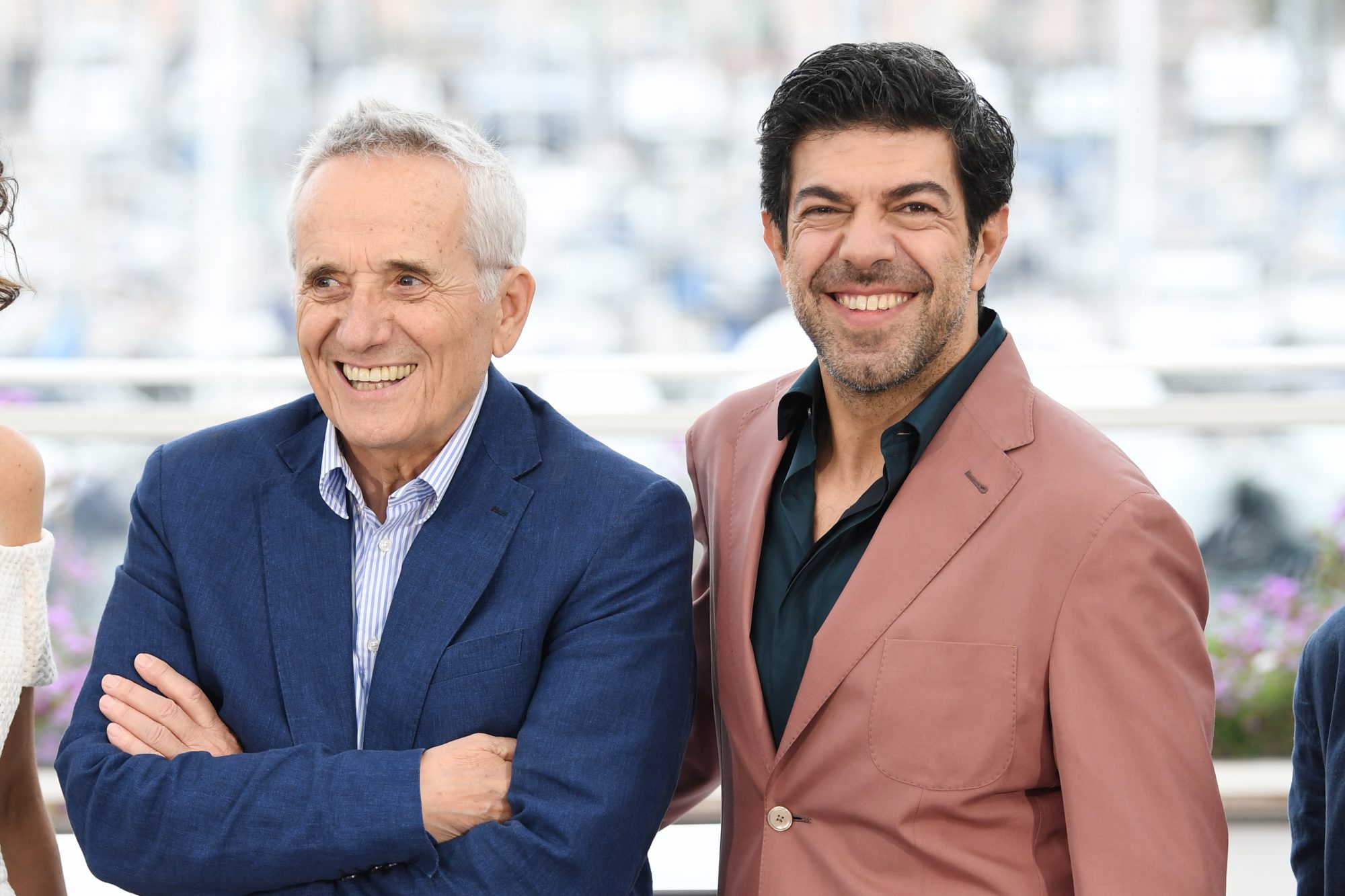 Marco Bellocchio e Pierfrancesco Favino a Cannes 2019 - photocall Il traditore