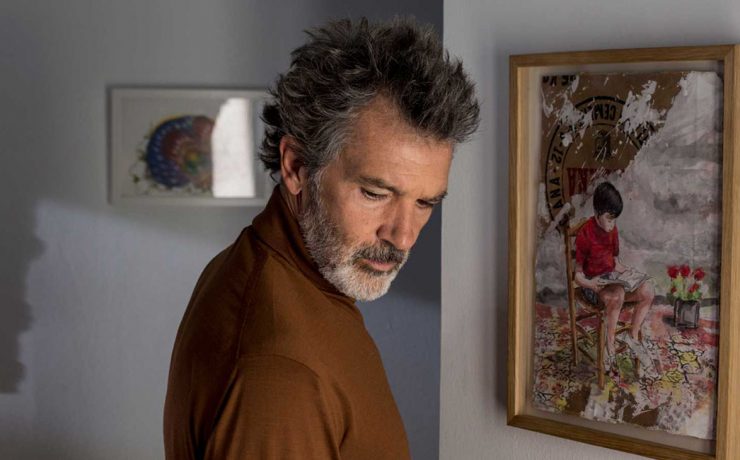 Antonio Banderas in Dolor y Gloria di Almodóvar