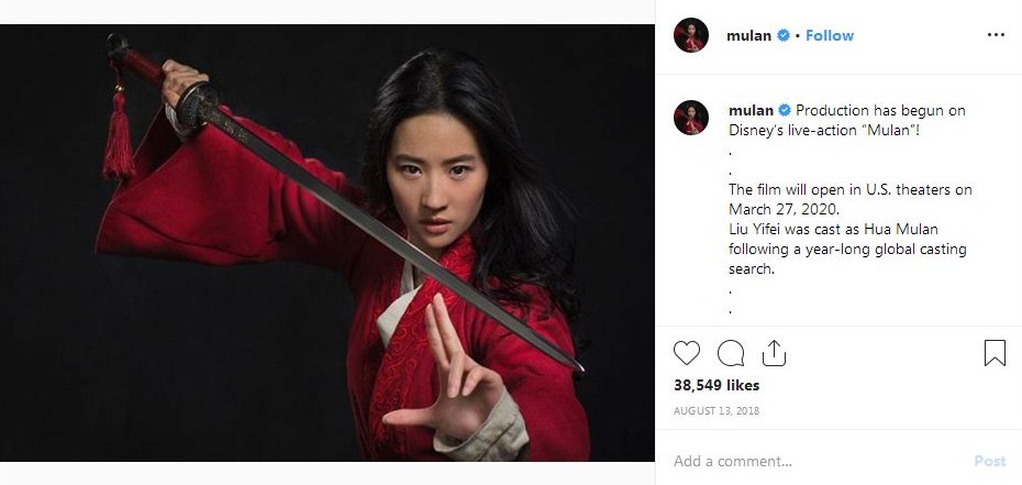 Live action Mulan