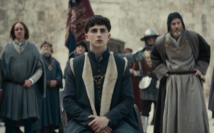 Timothée Chalamet in The King