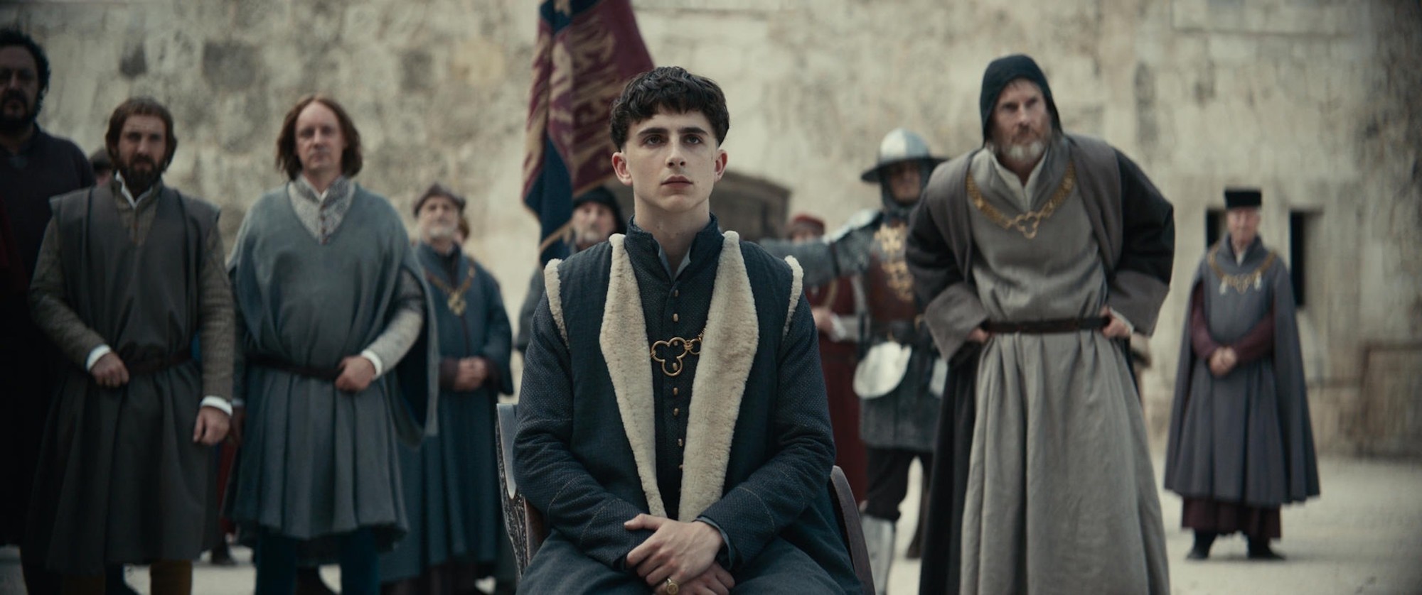 Timothée Chalamet in The King