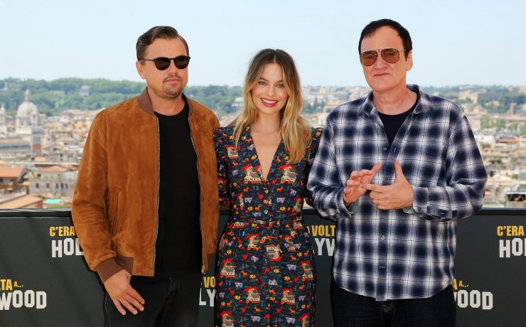 Leonardo DiCaprio, Margot Robbie, Quentin Tarantino