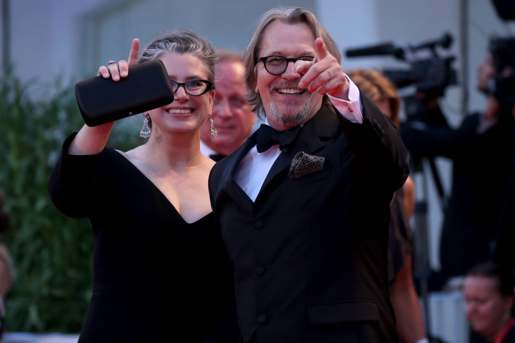 Gary Oldman e la moglie Gisele Schmidt