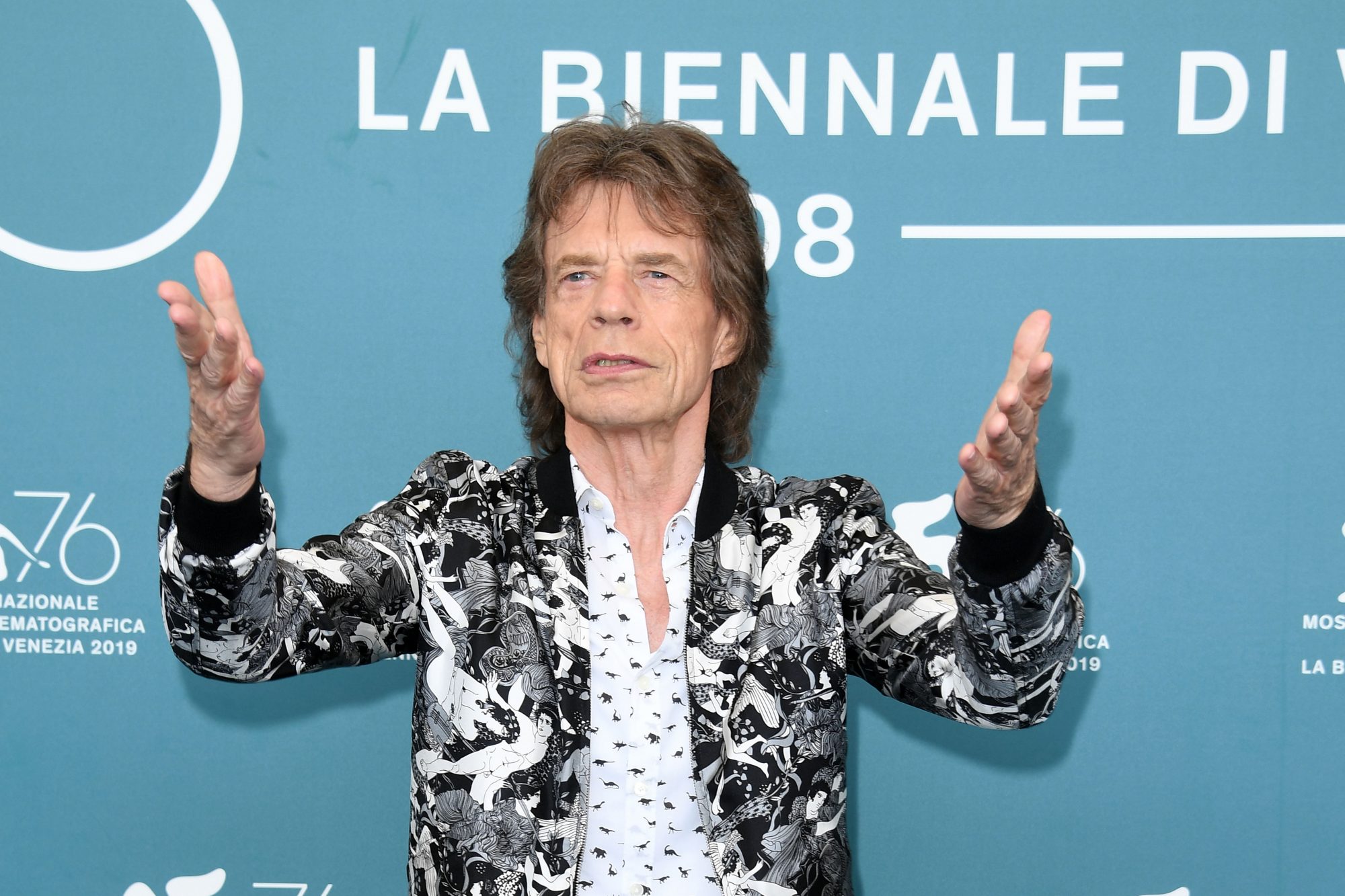 Mick Jagger a Venezia 76