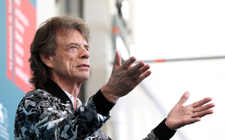 Mick Jagger a Venezia 76