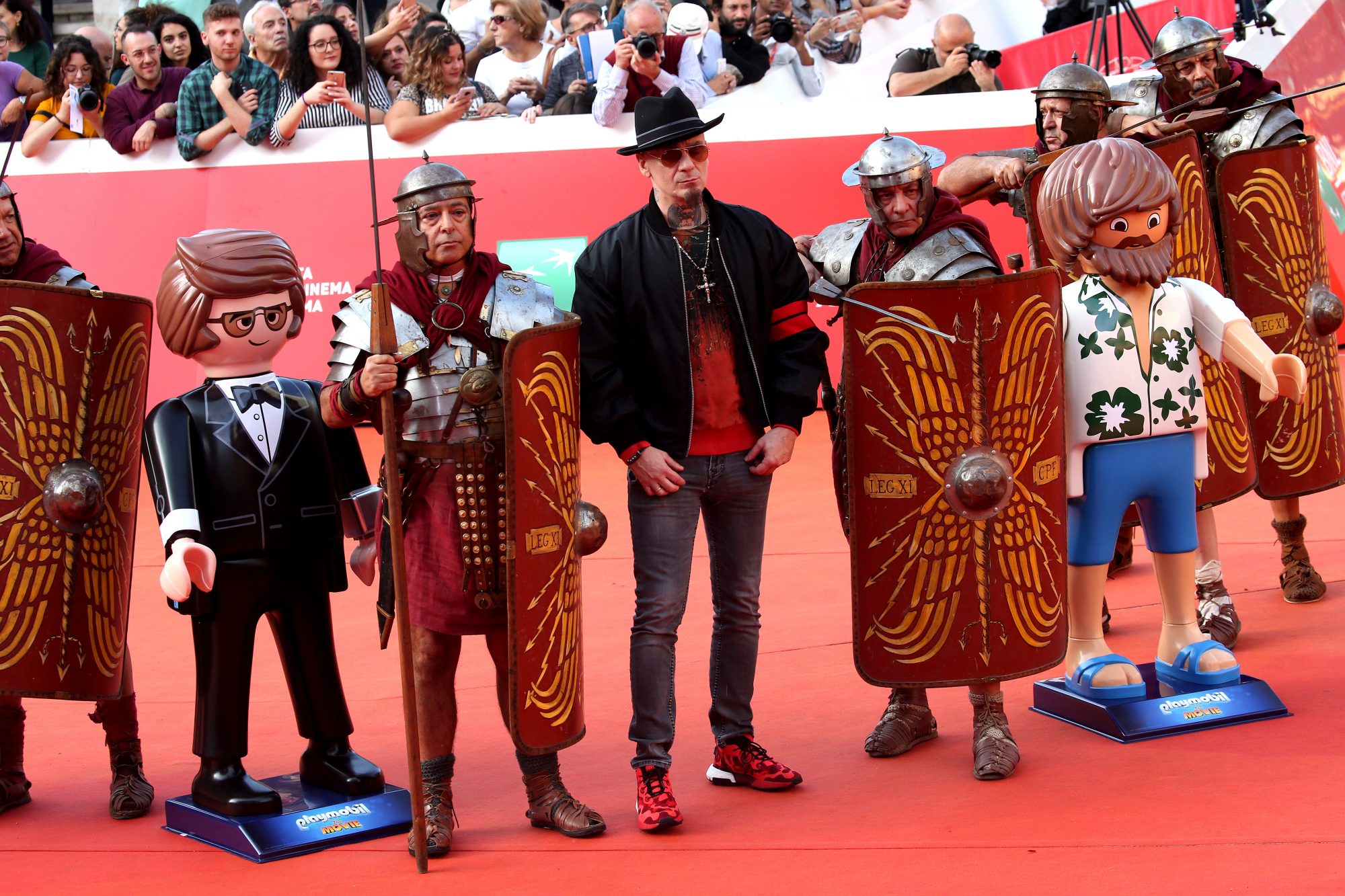 J-Ax sul red carpet della Festa del CInema di Roma 2019