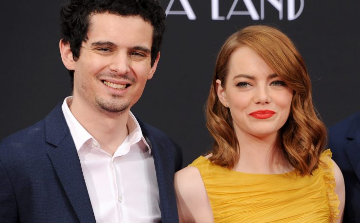 Damien Chazelle con Emma Stone