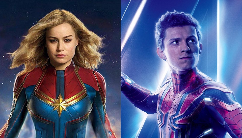 Captain Marvel e Spider-Man