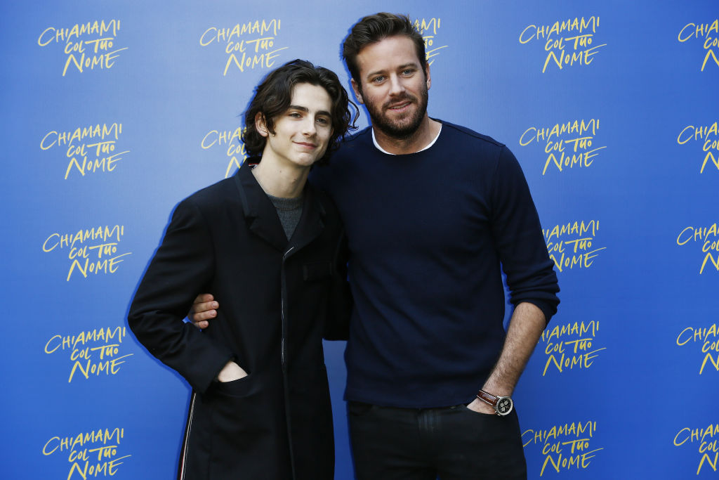 Timothée Chalamet Chiamami col tuo nome