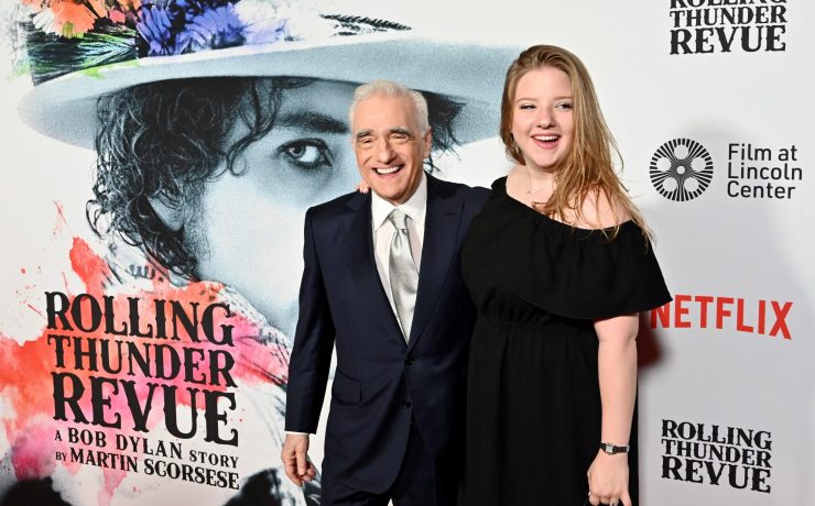 Martin Scorsese con la figlia Francesca