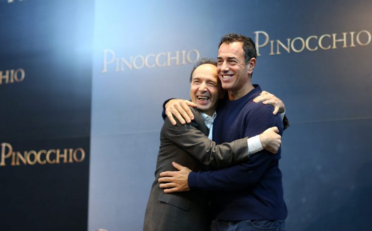 Roberto Benigni e Matteo Garrone - photocall