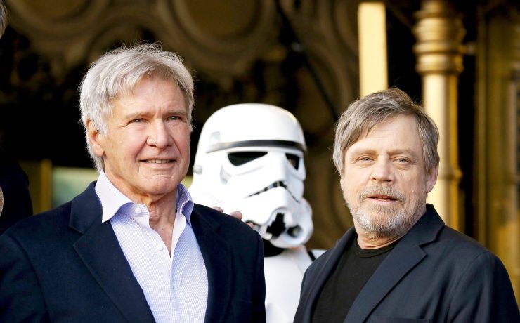 Harrison Ford e Mark Hamill sulla Hollywood Walk of Fame