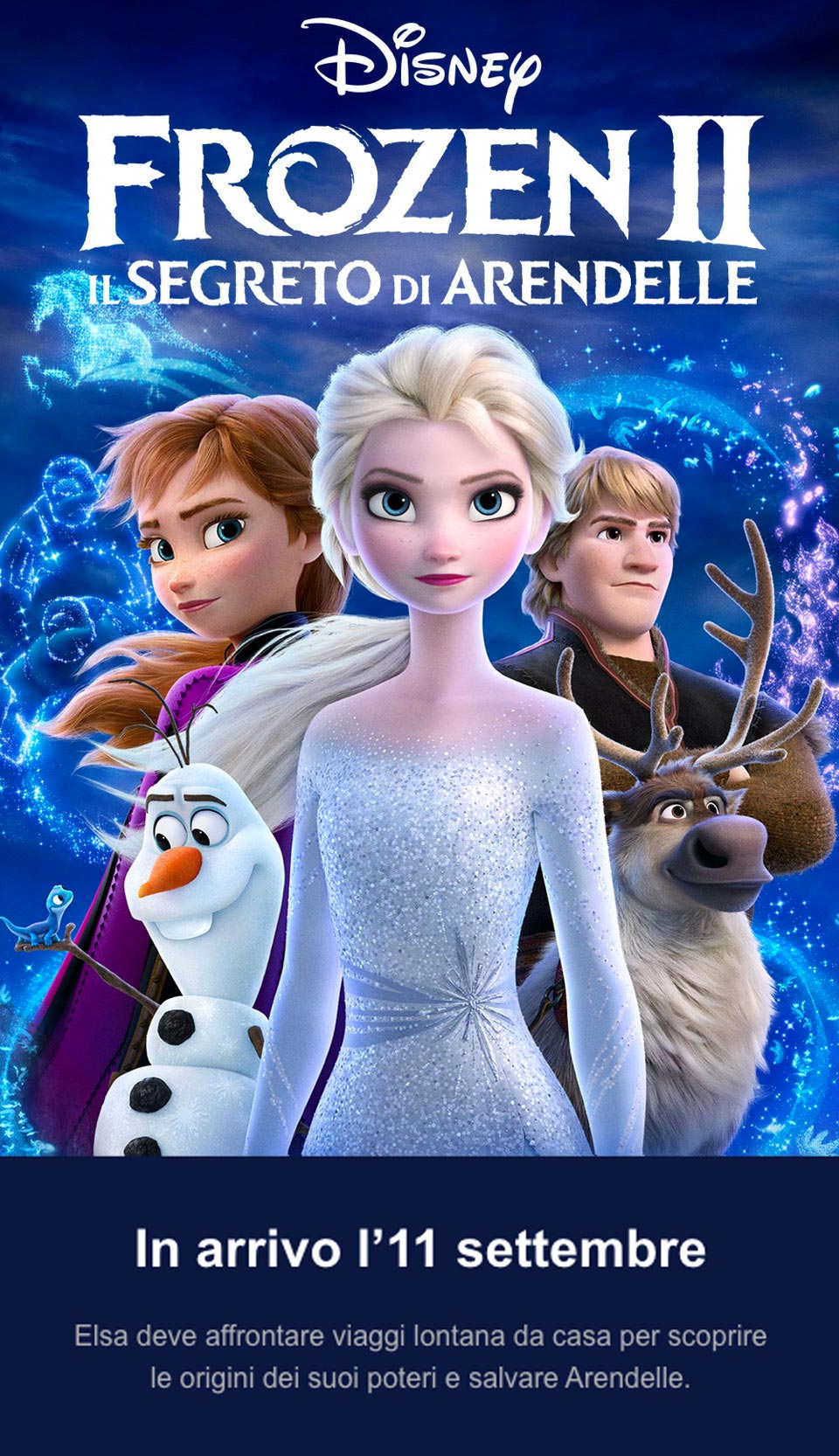 Frozen 2 su Disney+