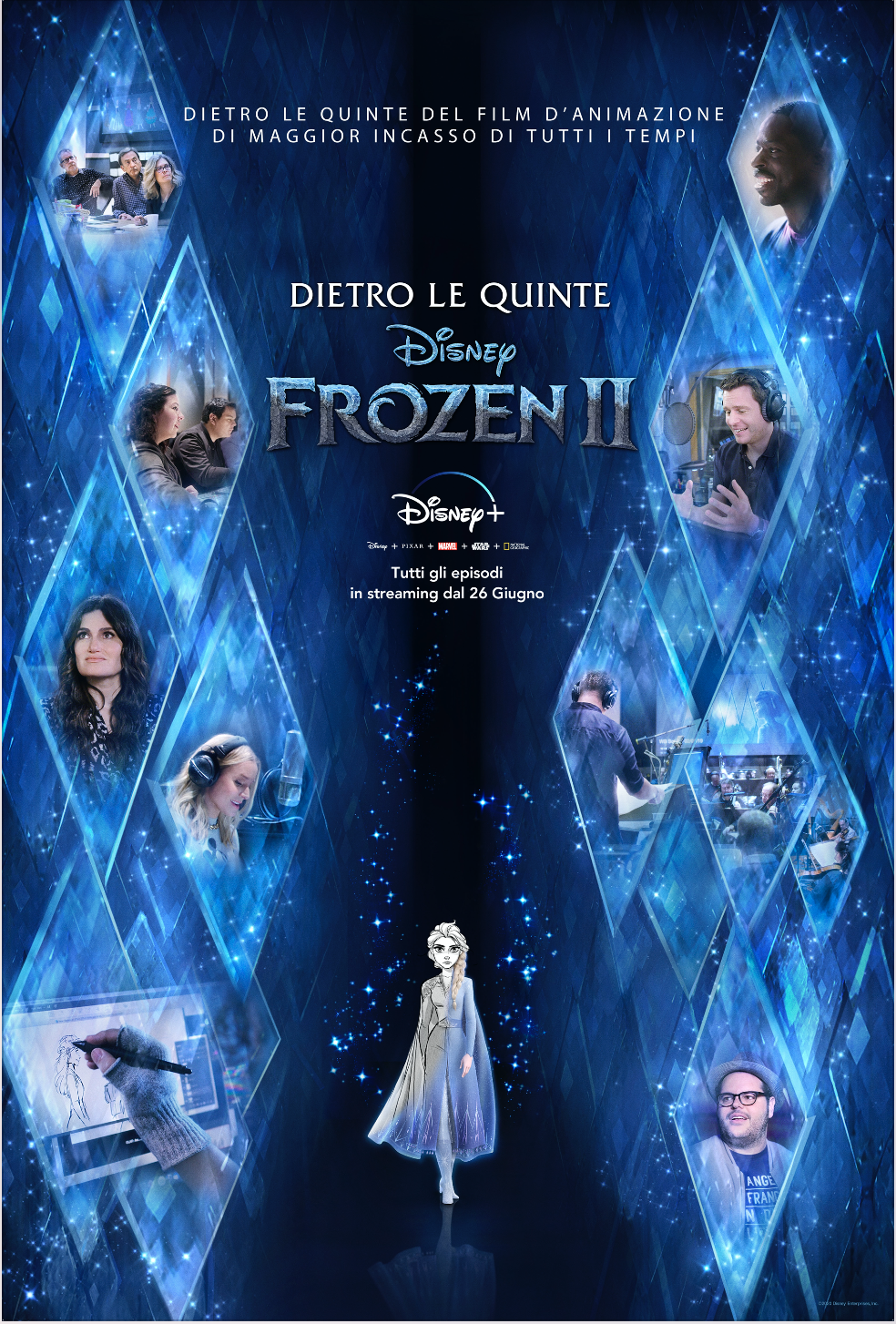 Frozen 2 dietro le quinte trailer poster docuserie disney plus