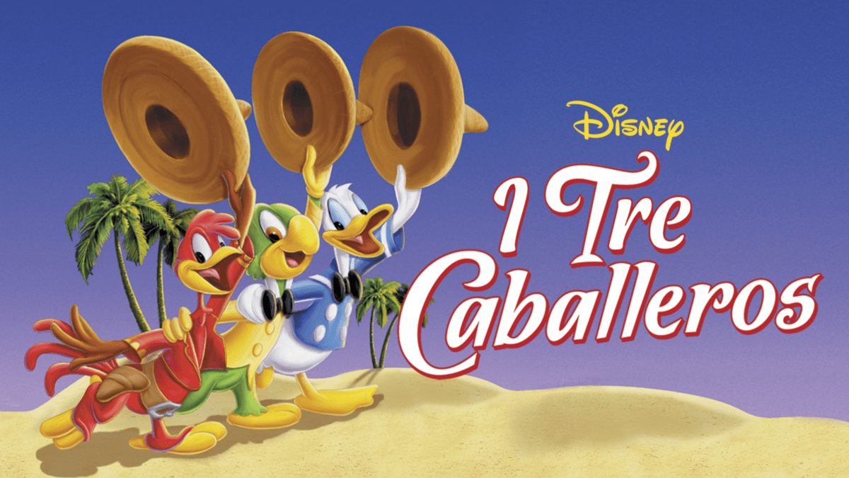 paperino su disney plus i tre caballeros 1945