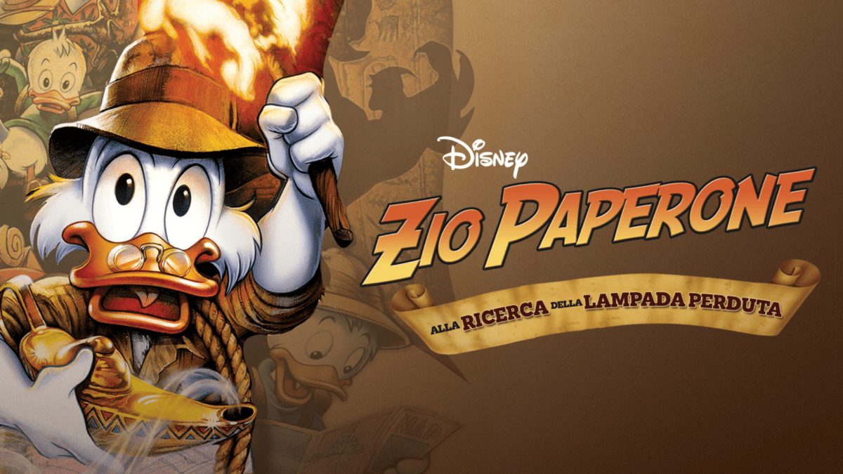 Paperino su disney plus zio paperone alla ricerca della lampada perduta 1990