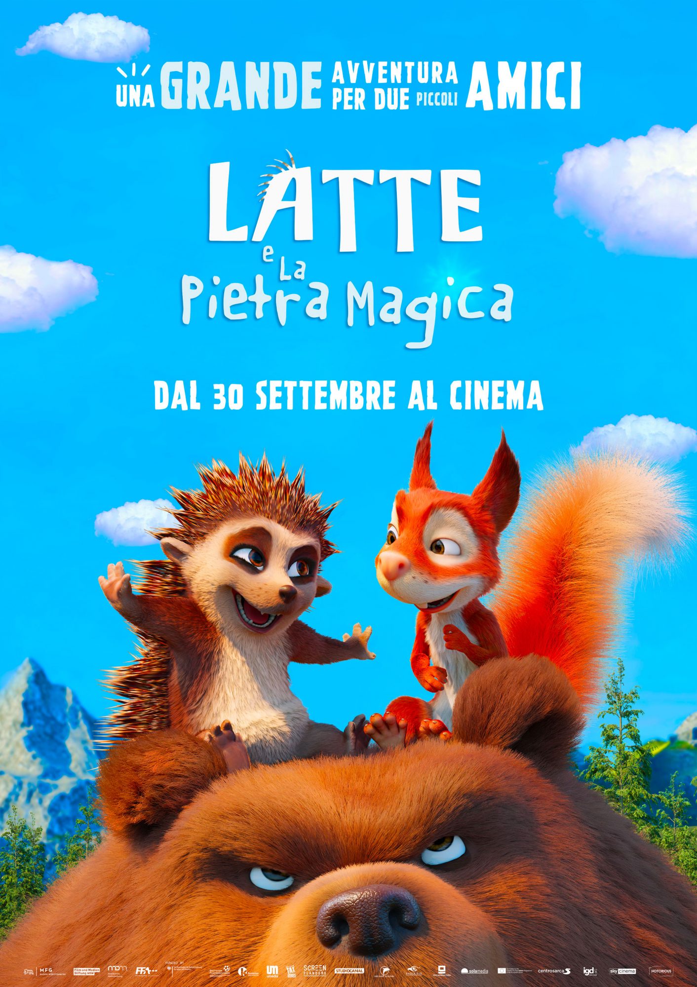 latte e la pietra magica poster