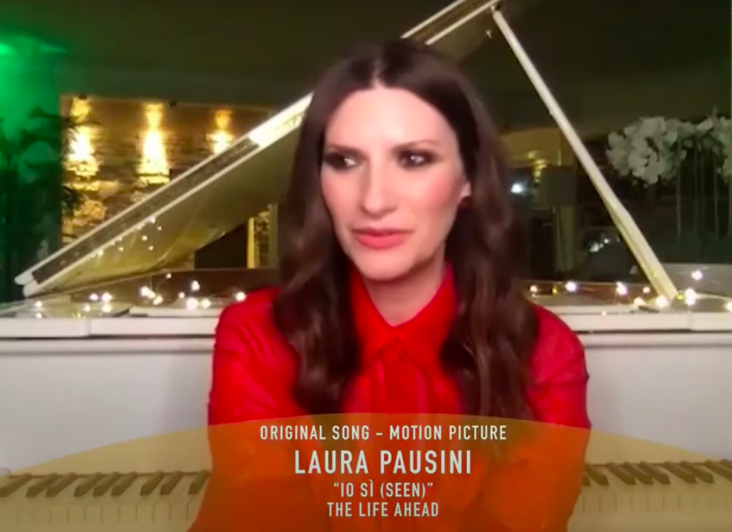 Laura Pausini Golden Globes 2021