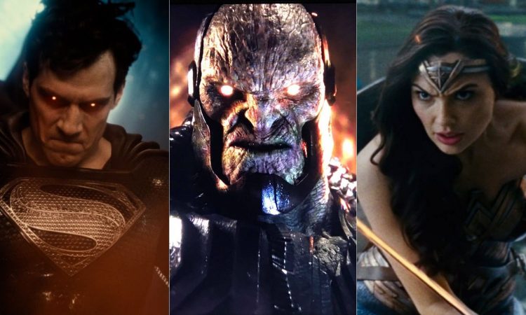 superman, darkseid e wonder woman in zack snyder's justice league