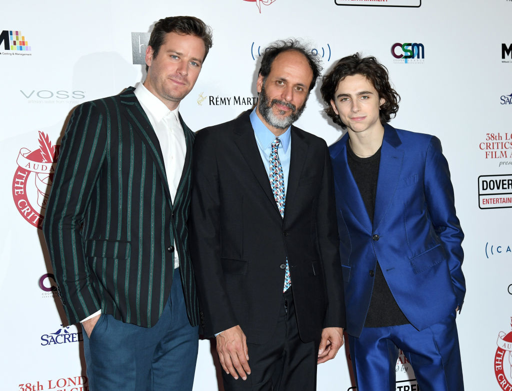 Luca Guadagnino e Timothee Chalamet