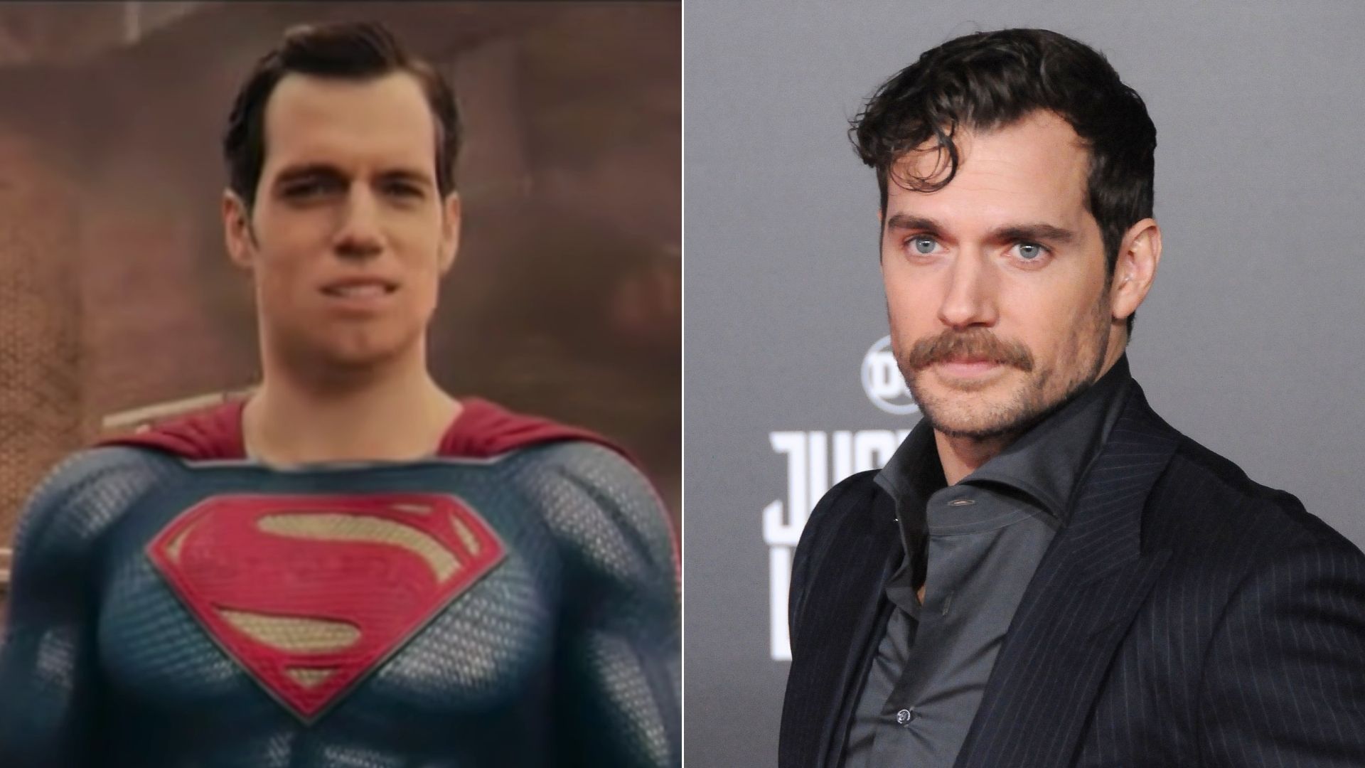 mustache league, henry cavill come superman coi baffi