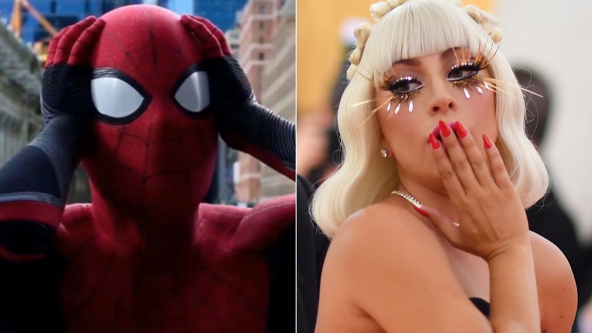 spider-man salvato da lady gaga