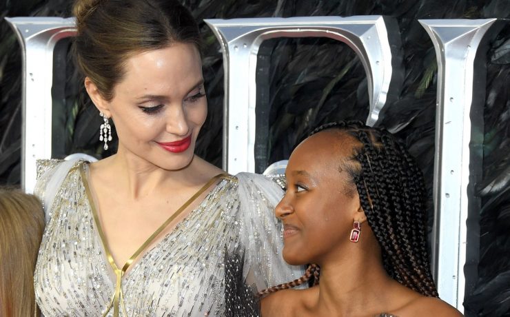 angelina jolie e la figlia zahara