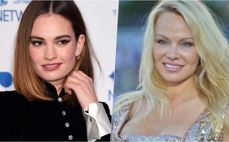 lily james pamela anderson