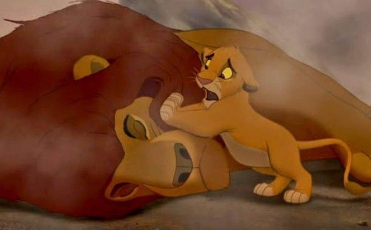 Il Re Leone Mufasa morte