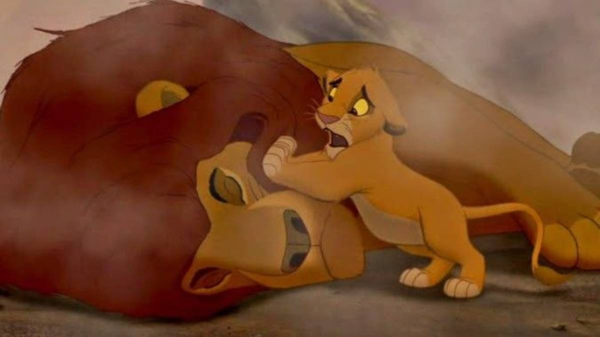 Il Re Leone Mufasa morte