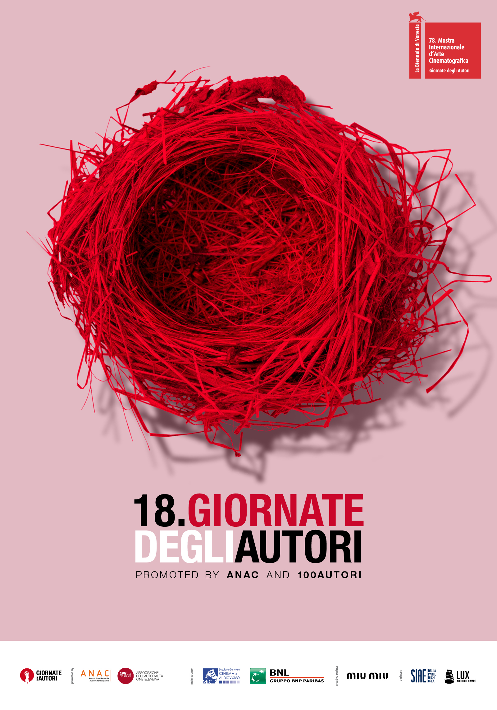 Giornate degli Autori 2021 poster ufficiale