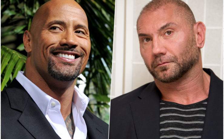 Dwayne Johnson Dave Bautista