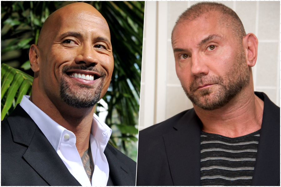 Dwayne Johnson Dave Bautista