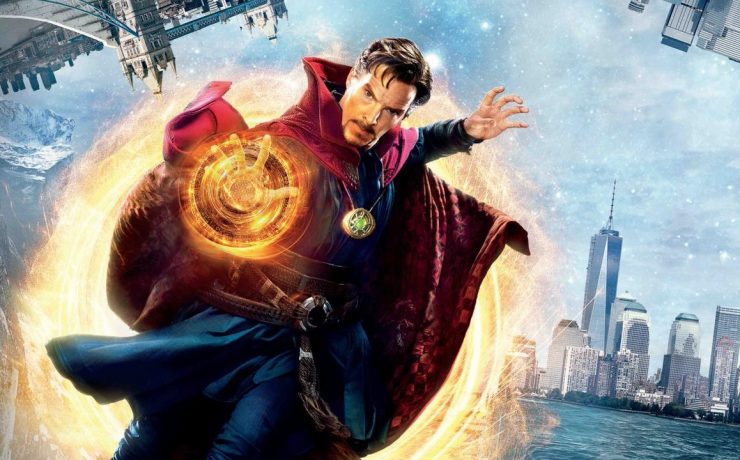 Benedict Cumberbatch nel film Marvel Doctor Strange