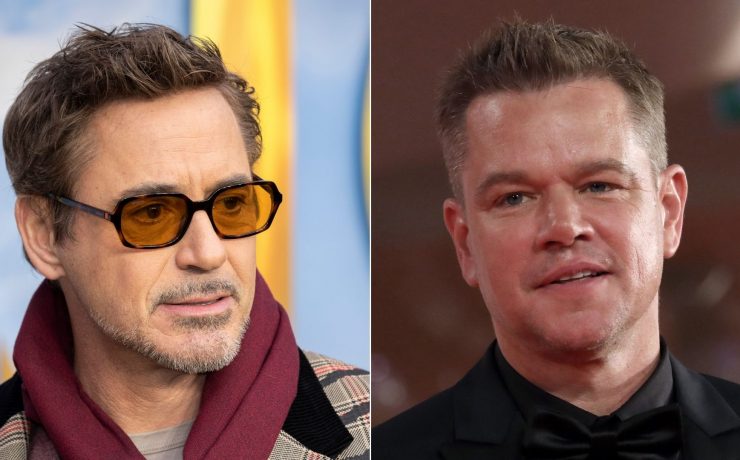 robert downey jr e matt damon in oppenheimer