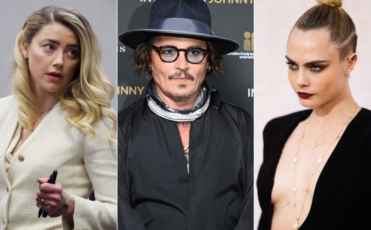 Amber Heard Cara Delevigne Joihnny Depp