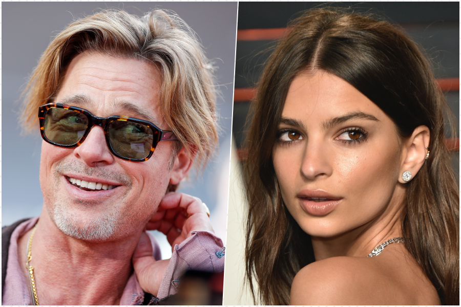 Brad Pitt Emily Ratajkowski