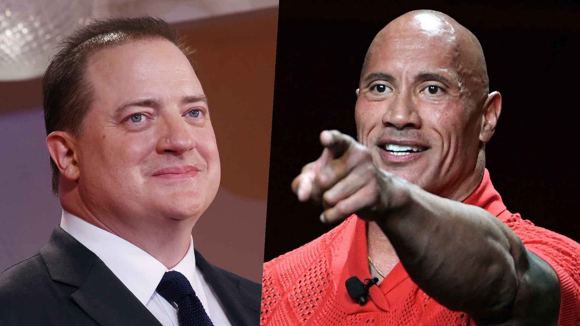 brendan fraser dwayne johnson the whale