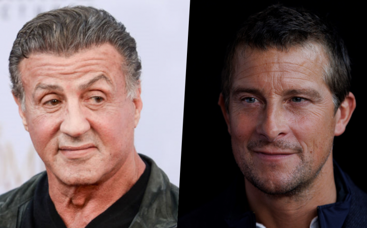 Sylvester Stallone bear Grylls