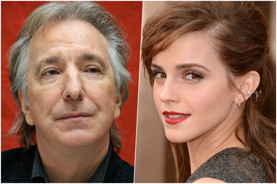 Alan RIckman Emma Watson