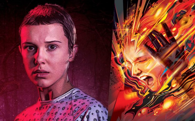 stranger things eleven fenice nera